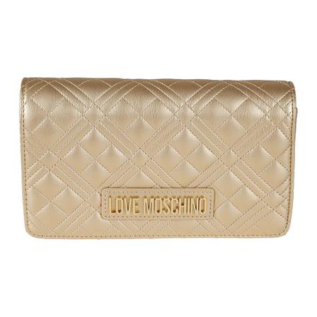 Love Moschino, Clutches Geel, Dames, Maat:ONE Size