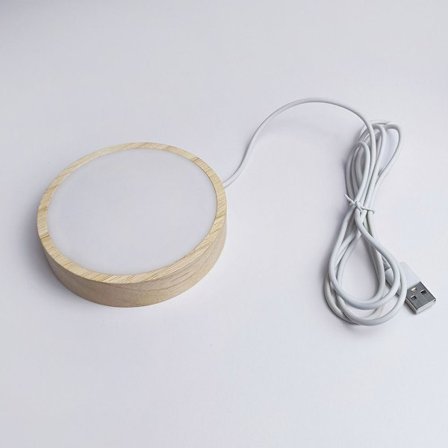 LED-valonäyttö jalusta kristallipalloteline 10CMWARD LÄMPÄ