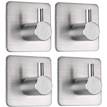 Håndklekrok, selvklebende, håndkleholder uten borekroker, vegg