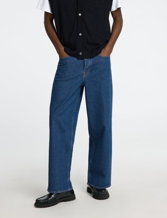 Selected Slhwide 3075 Dark Blue Jeans Express - Blue - 32 x 34