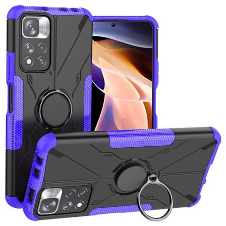 Kickstand-cover med magnetisk ark til Xiaomi Redmi Note 11 Pro Plus 5G / 11 Pro 5G - Lilla