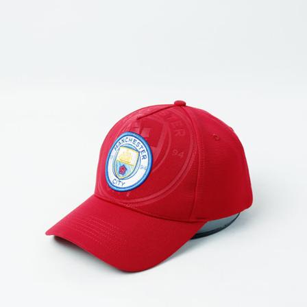 Manchester City Solhatt Fotball Lag Souvenir-preget Caps Claret Claret