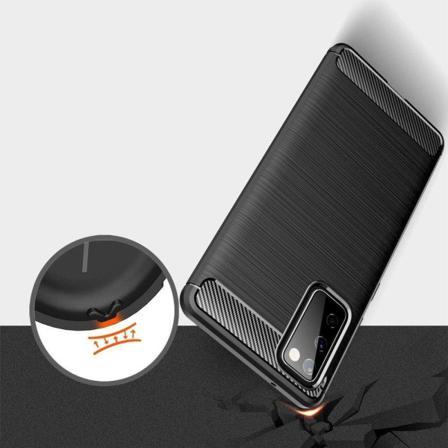 Samsung Galaxy S21 Fe Skal - Anti-impact Carbon Svart