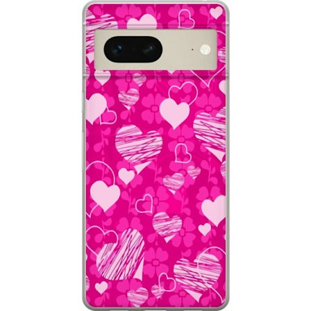 Yhteensopiva Puhelinkuori Google Google Pixel 7 PopSydänKuviointi