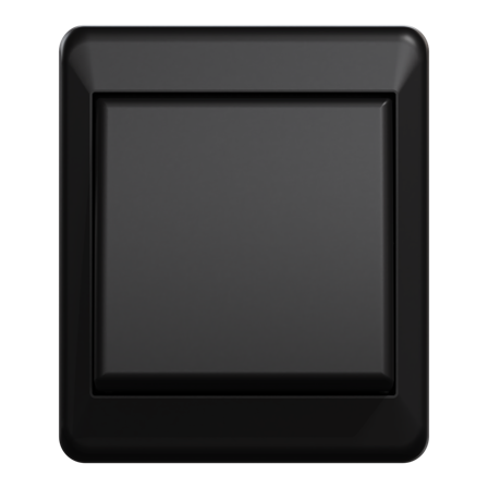 ELKO Bryter 1-polet påvegg RS16 sort