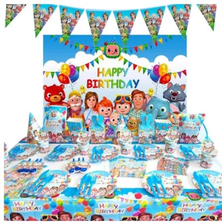 Cocomelon Syntymäpäiväjuhlatarvikkeet Koristeet Lapsille Kaikkiin Tilaisuuksiin Saatavilla