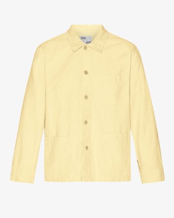 Organic Workwear Jacket - Soft Yellow - Male - M