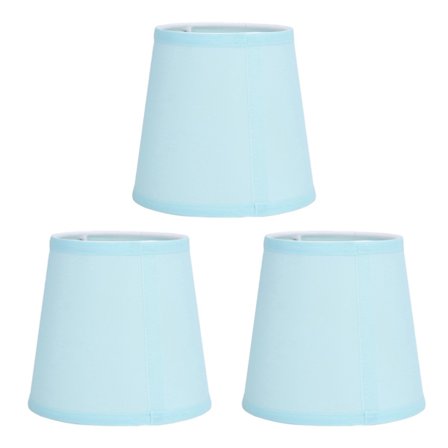 3 stk. Stofskærme til Lamper Moderne Interventional Tønde Lysekrone Skærme til Candelabra Lysekroner Bordlampe
