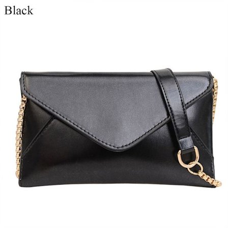 Iltainen olkalaukku Crossbody Bag MUSTA