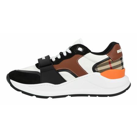 Burberry ramsey sneakers archive beige leather brun, Herr, Herr, Storlek: 39 EU