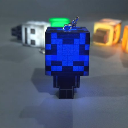 Jouluinen Erikoistarjous My World Oheislaite Valoisa Avaimenperä Luova Kuutio Opiskelijan Repun Riipus Lahja