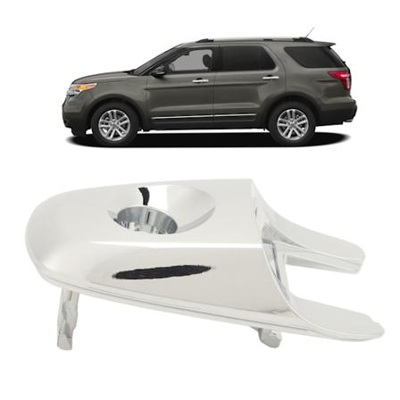 Dørgrebslåsecylinderdæksel Foran Venstre Side BA1Z 78218A14 A Udskiftning til Ford Explorer 2011‐2019