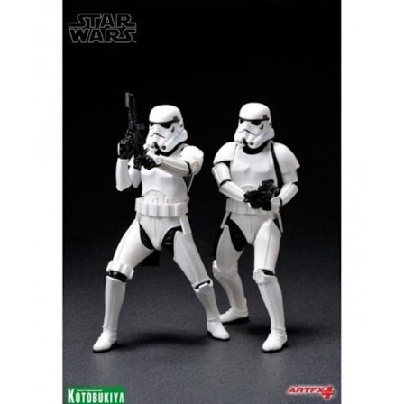 Pakke med 2 Star Wars-statuer - Stormtroopers