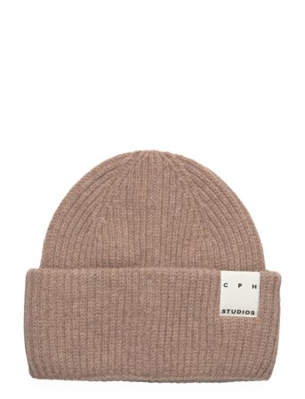 Cph Beanie 3 Wool Mix Black Beige Copenhagen Studios