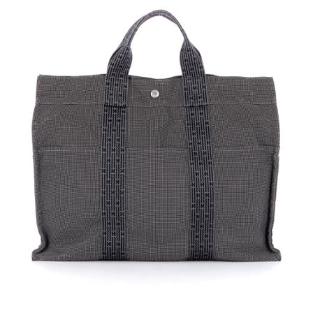 Hermès Vintage, Pre-owned Herline Bag Zwart, Dames, Maat:ONE Size,Canvas
