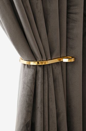 Hasta - Stelt gardinholder - Messing - Gardintilbehør - Fra Homeroom