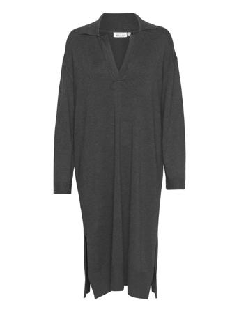 Naia Dresses Knitted Dresses Grå Masai