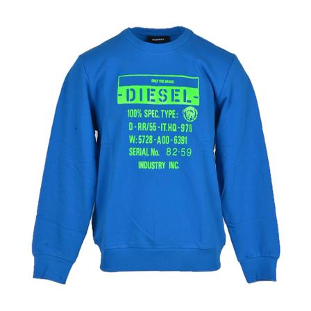 Diesel Sweatshirt Blå, Herre Sweatshirts