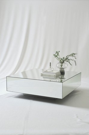 Jotex - Sofabord 100x100 Cm Speil - MOXY - Kjøp Sofabord hos Jotex