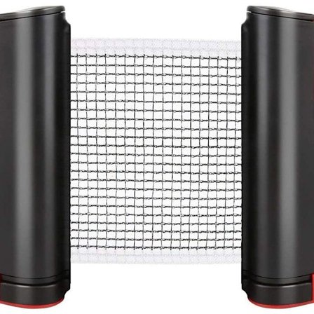 Bordtennisnet, justerbart, indtrækkeligt net