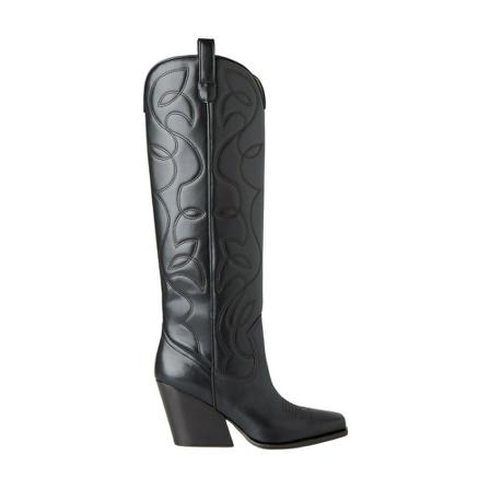 Stella McCartney Cowboy Cloudy Alter Mat Laarzen , Zwart , Dames , Maat: 36 EU Cowboylaarzen
