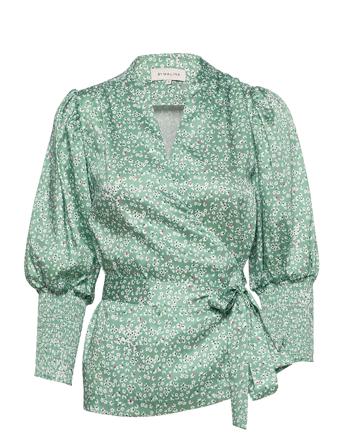 Hope Blouse Blus Långärmad Grön By Malina