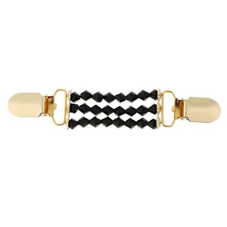 Elegante cardiganclips til damer, perlebroderet bluse og skjorte