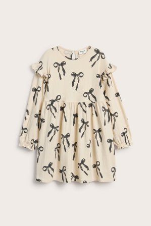 Kappahl | Kjole med sløyfer | Lys beige