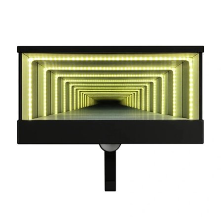 Infinitys LED Garasje Nøkkelholder Veggfeste LED Modellbil Utstillingsboks Bilnøkkelholder Organizer Med LED Lys Svart