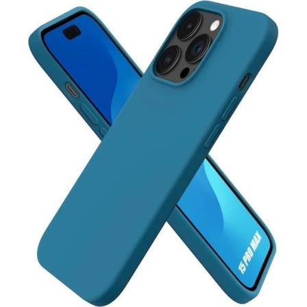 Skal till iPhone 15 Pro Max - Silikon Ultratunn Lätt Stötsäker Blå
