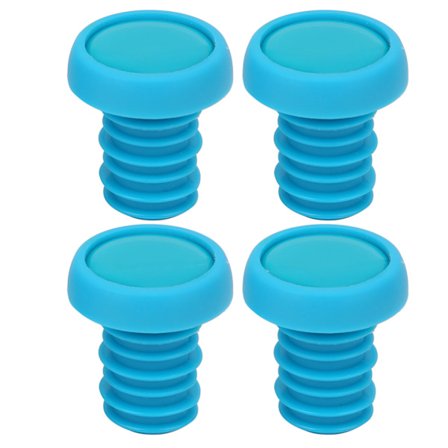 4 stk ZTTO Sykkelstyre Endestykker Faste Terrengsykkel Håndtak Låselokk Sykkeldeler Blå