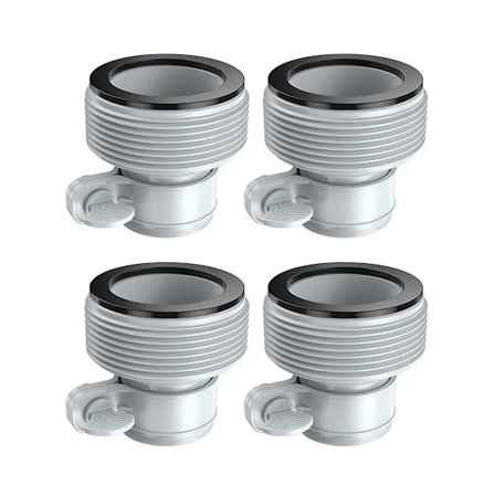 4 stk. Pool Slange Adapter 1,25 tommer til 1,5 tommer Type B Slange Adapter Klemme På Fittings Konverter til Po