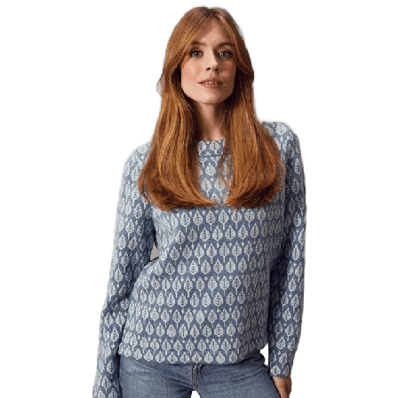 Jumperfabriken Sarali Jumper Blusar Dam Blå M