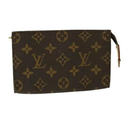 Louis Vuitton Vintage, Pre-owned Canvas pouches Bruin, Dames, Maat:ONE Size,leer