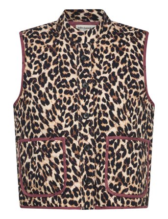 Lollys Laundry Cairoll Quilted Vest - Beige - M