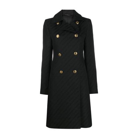 Givenchy Double-Breasted Frakke Sort, Dame Parka