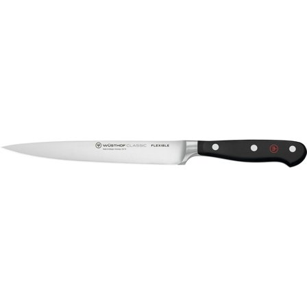 Wüsthof Classic kødkniv 18 cm. - Stål og sort | KitchenOne