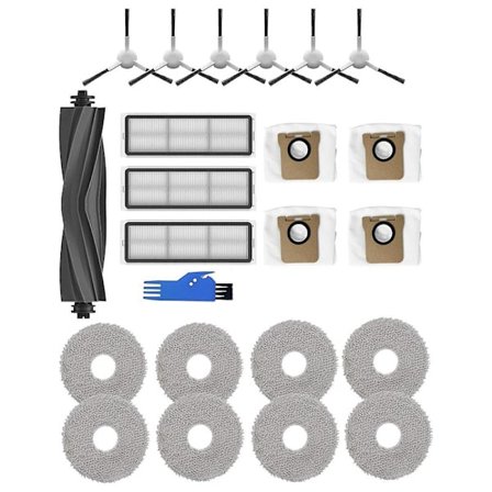 Til Dreame L10S Ultra, L10 Ultra Robotstøvsuger Hoved Sidebørste HEPA-filtre Støvposer Mopper Pads Reservedele [DB]