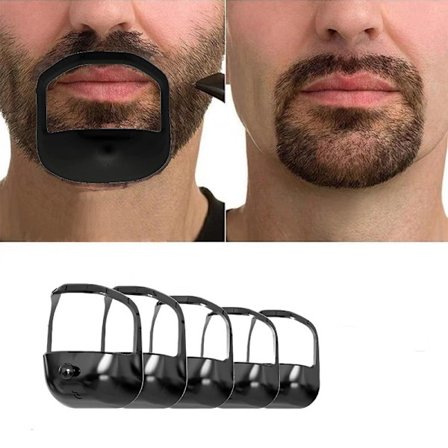 Parran muotoilija, parran ja viiksien muotoilutyökalu, 5 kpl