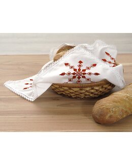 Broderipakke Brødkurv Snøfnugg - Duftin