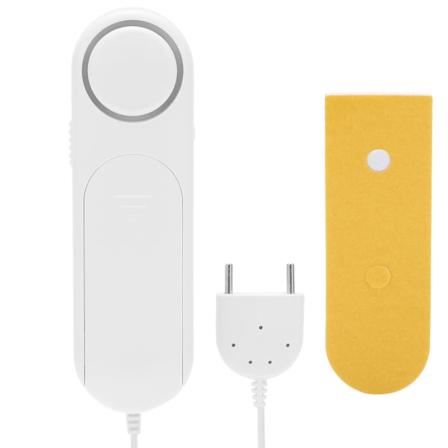 Smart vandlækagedetektor 120dB overløb Alarm for lækage af oversvømmelsesniveau til hjemmekøkkenbadeværelse