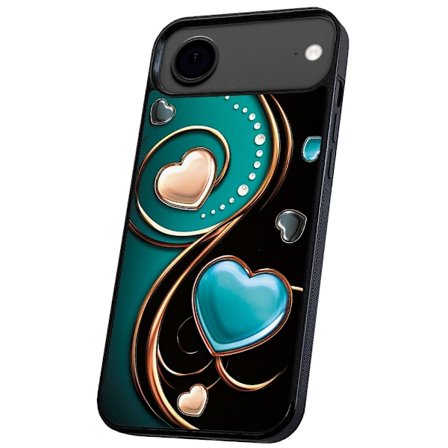 iPhone 17 Air - Cover/Mobilcover Hjerter