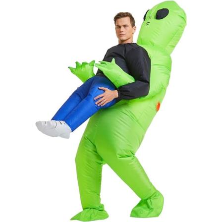 IC Kostyme Halloween Oppblåsbare Kostymer Cosplay Party Dress Up Halloween-drakt for Menn og Kvinner
