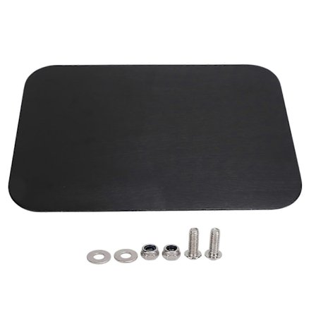 Motorsykkel Personlig Skilt Aluminium 2.5mm Tykk Tilpasset Blank Firehjuling Skiltnummer for Motorsykkel Svart