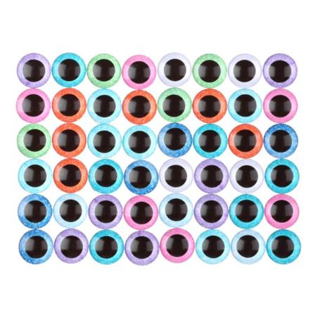 50 St 6/10/16/20/25 Mm Glasdockaögon Runda Ögon 20mm
