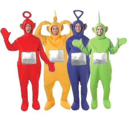 4 Farve Teetubbies Ro Voksen Cospay Roig kostume