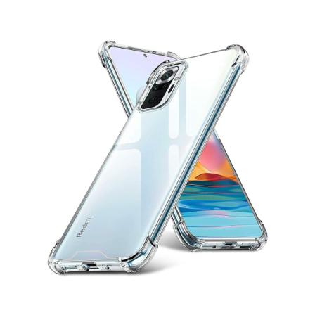 Stöttåligt Mobilskal Xiaomi Redmi Note 10 Pro - Transparent Transparent