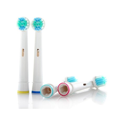 4-pack blød tandbørste hoved oral-b sb-17a
