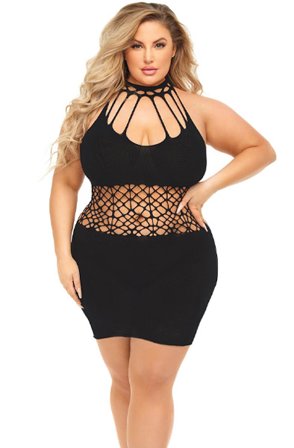 Rich B Phase Kleid Schwarz Queensize