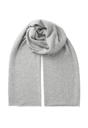 Å WOMAN Halsduk med rullad kant IRMA Halsdukar & scarves Grå ONESIZE